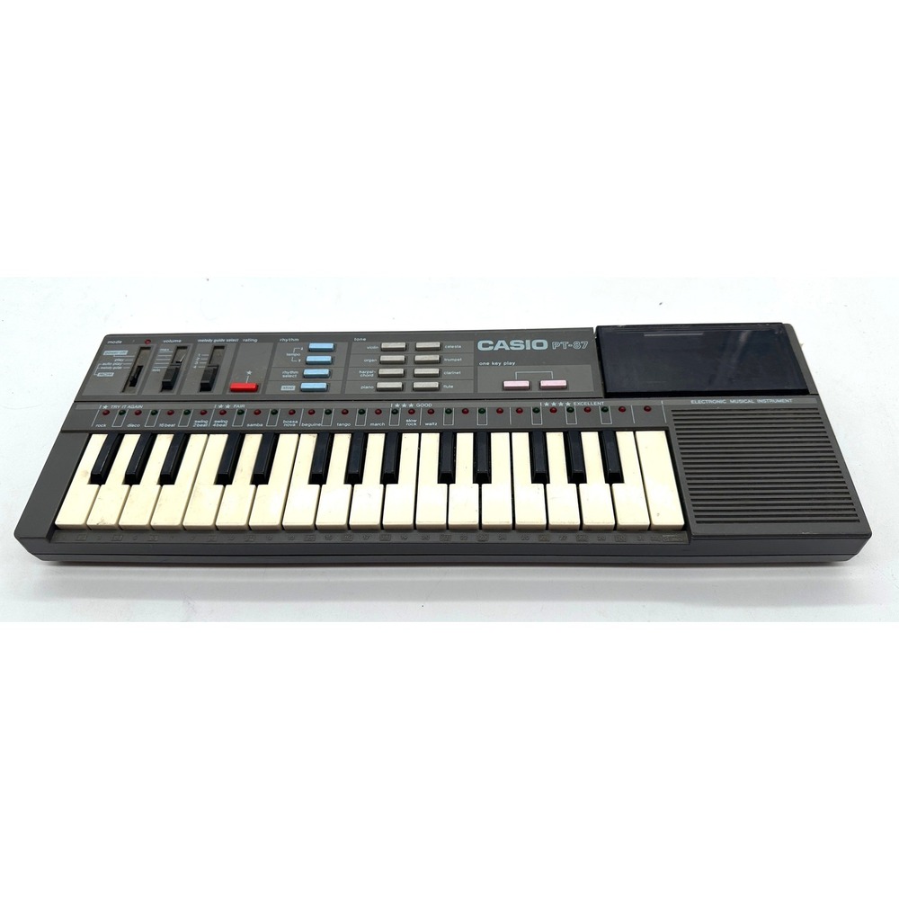 Vintage Casio PT-87 Casiotone Keyboard Synthesizer 32 Key Electronic Japan 80s